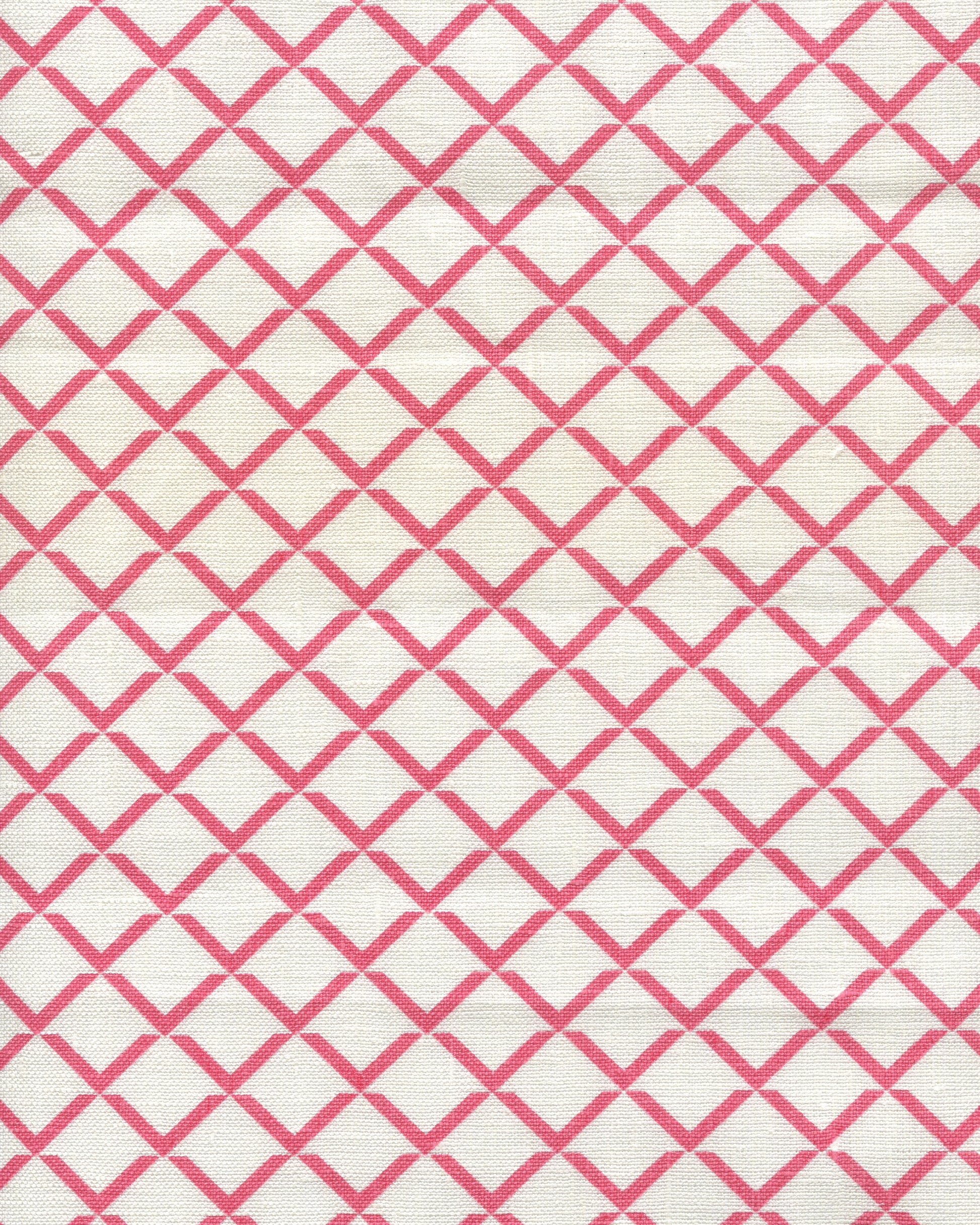 302309FW Terrace Watermelon on White Quadrille Fabric