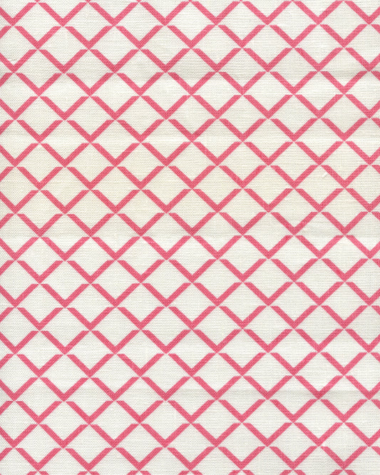 302309FW Terrace Watermelon on White Quadrille Fabric