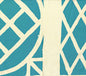 6025CU-07T TRELLIS BACKGROUND Turquoise on Tint Quadrille Fabric