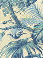 306195F Tropique Multi Blues on Tint Quadrille Fabric
