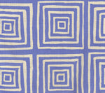 6175-21 ZIGGURAT REVERSE French Blue on Tint Custom Only Quadrille Fabric