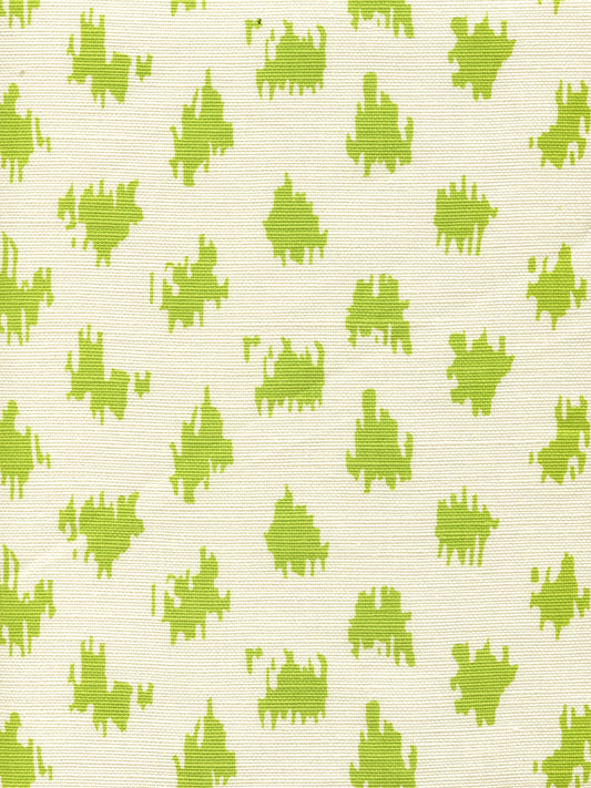 7340-05T ZIZI SPOT Chartreuse on Tint Quadrille Fabric