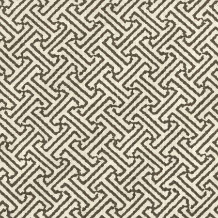 3085-16 JAVA PETITE Brown on Tint Quadrille Fabric