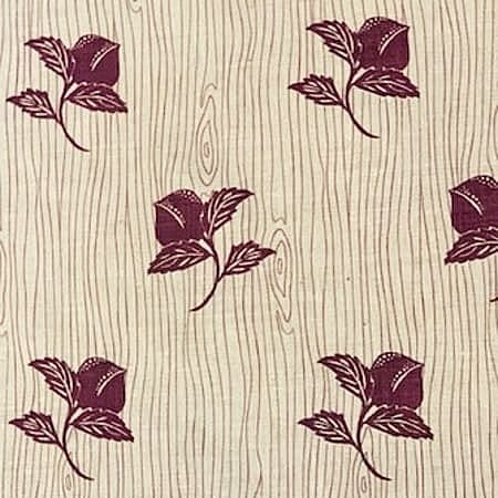 CHERRY BLOSSOM Aubergine Katie Ridder Fabric