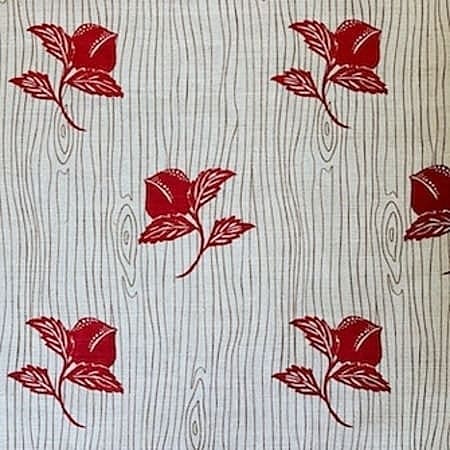 CHERRY BLOSSOM Cardinal Katie Ridder Fabric