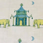 PAGODA Kiwi On White Katie Ridder Fabric