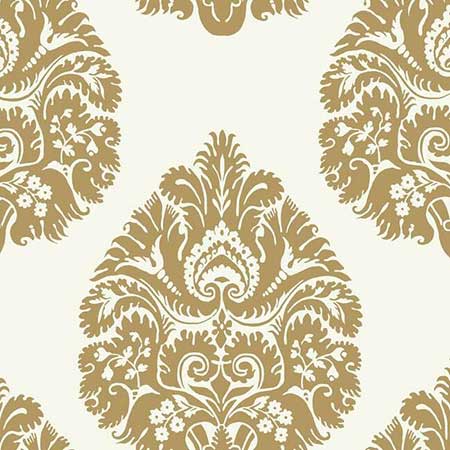 KT2141 Teardrop Damask York Wallpaper