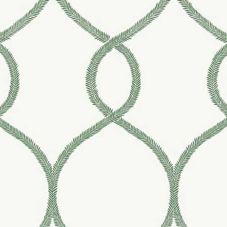 KT2231 Laurel Leaf Ogee York Wallpaper