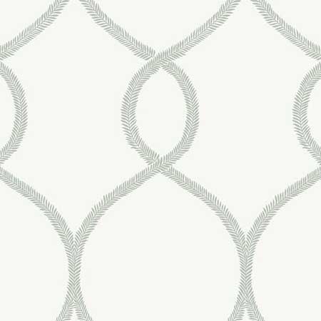 KT2233 Laurel Leaf Ogee York Wallpaper