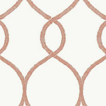 KT2236 Laurel Leaf Ogee York Wallpaper