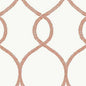 KT2236 Laurel Leaf Ogee York Wallpaper