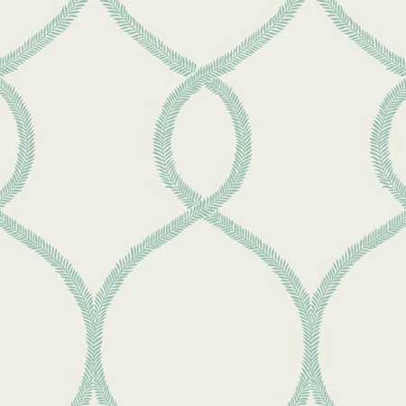 KT2238 Laurel Leaf Ogee York Wallpaper