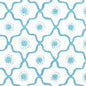 306320W-01WWP LONGFELLOW Blue,White Quadrille Wallpaper