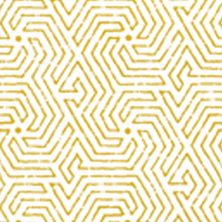 2510-14WP MAZE Yellow Quadrille Wallpaper