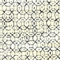 6450-10WP MELONG BATIK Black On Off White Quadrille Wallpaper