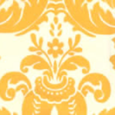 302156W MONTY Maize On Off White Quadrille Wallpaper