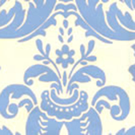 302157W MONTY China Blue On Off White Quadrille Wallpaper