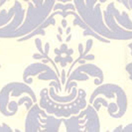 302159W MONTY Hansen Blue On Off White Quadrille Wallpaper