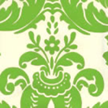 302194W MONTY Jungle Green On Off White Quadrille Wallpaper