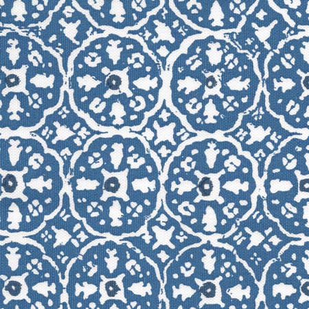 149-20 NITIK II Blue on White Quadrille Fabric