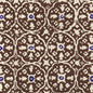 149-38WP NITIK II New Brown New Navy On Almost White Quadrille Wallpaper