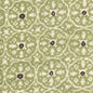 149-40WP NITIK II Sage Green Brown On Almost White Quadrille Wallpaper