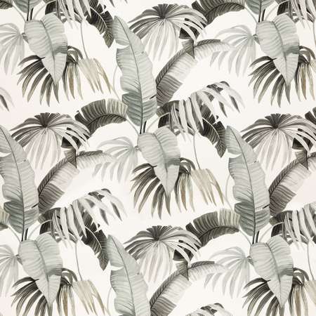 ON TROPIC Graphite Carole Fabric