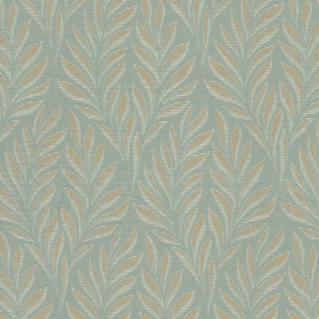 RANGOON 1 Aqua Stout Fabric