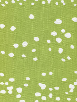 4055-13 RIO REVERSE Chartreuse on White Quadrille Fabric