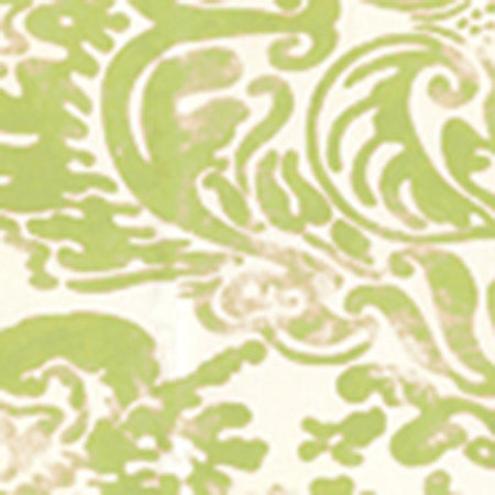 2330-29WP SAN MARCO Chartreuse On Off White Quadrille Wallpaper