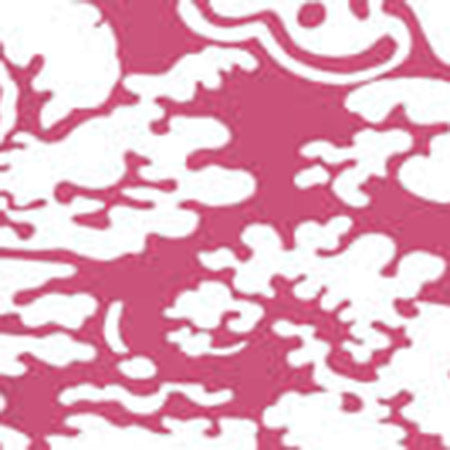 2335-36WP SAN MARCO REVERSE Magenta On White Quadrille Wallpaper