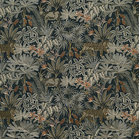 SERAFINA 2 Black Tan Stout Fabric