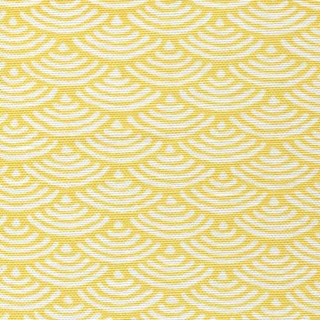 8180W-03 SETO II Inca Gold on White Quadrille Fabric