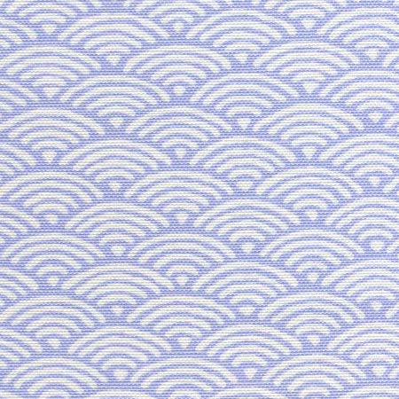 8180W-04 SETO II Periwinkle on White Quadrille Fabric