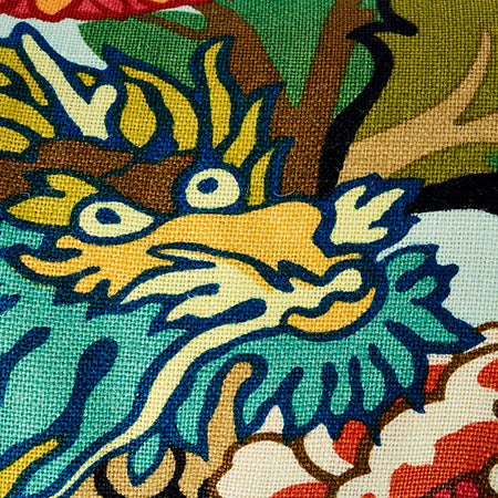 CHIANG MAI DRAGON Schumacher Pillow