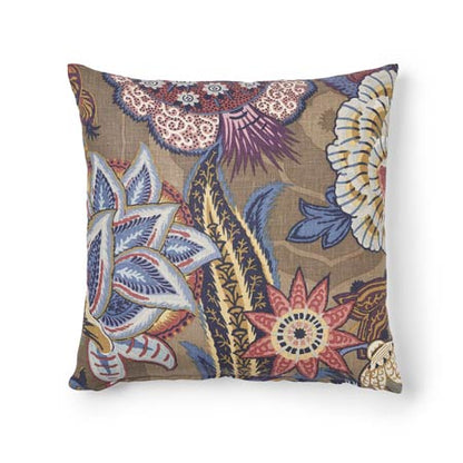 SO17352 ZANZIBAR LINEN PRINT Schumacher Pillow-18" x 18"