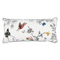 BIRDS & BUTTERFLIES Multi On White Schumacher Pillow