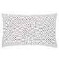 SO17605 DECONSTRUCTED STRIPE Schumacher Pillow-Black and White