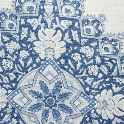 SO17648 MONTECITO MEDALLION Schumacher Pillow-Indigo