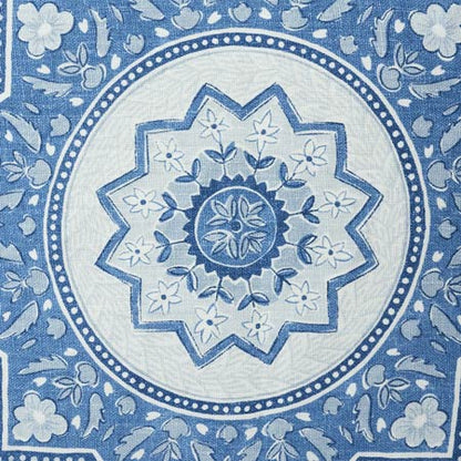 SO17648 MONTECITO MEDALLION Schumacher Pillow-Indigo