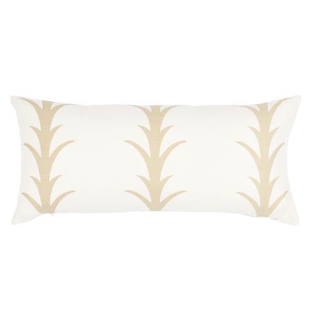 SO17763 ACANTHUS STRIPE Schumacher Pillow-30" x 14"