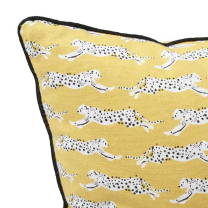 SO17774 LEAPING LEOPARDS Schumacher Pillow