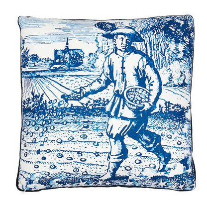 SO17862 MODERN TOILE BOX Schumacher Pillow-20" x 20"