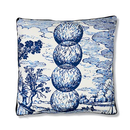 SO17862 MODERN TOILE BOX Schumacher Pillow-20" x 20"