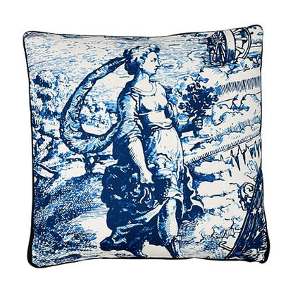 SO17862 MODERN TOILE BOX Schumacher Pillow-20" x 20"