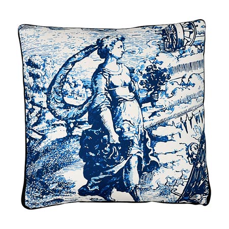 SO17862 MODERN TOILE BOX Schumacher Pillow-20" x 20"