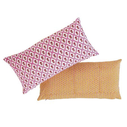 SO17923 BUTI & TUK TUK Schumacher Pillow-Pink & Yellow