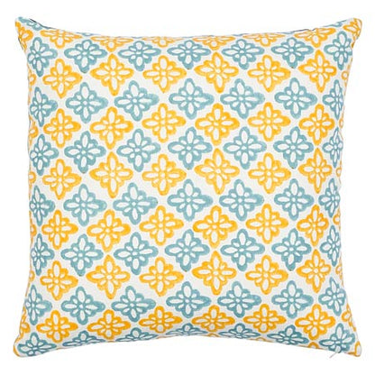 SO17930 PATTEE & LUNA Schumacher Pillow-Tumeric and Blue