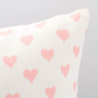 SO17959 HEARTS + COFFEE BEAN Schumacher Pillow-Pink