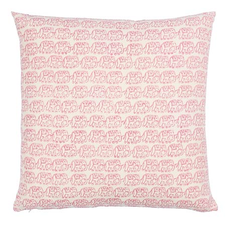 SO17975 ELLIES + GARDEN PATH Schumacher Pillow-Iron and Rose